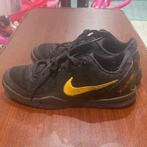 Nike Kids Black and Yellow Sneakers